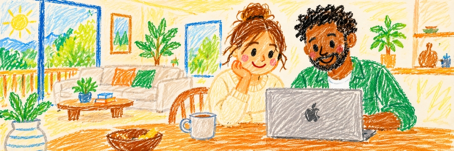 Enfants réalisant une activité créative