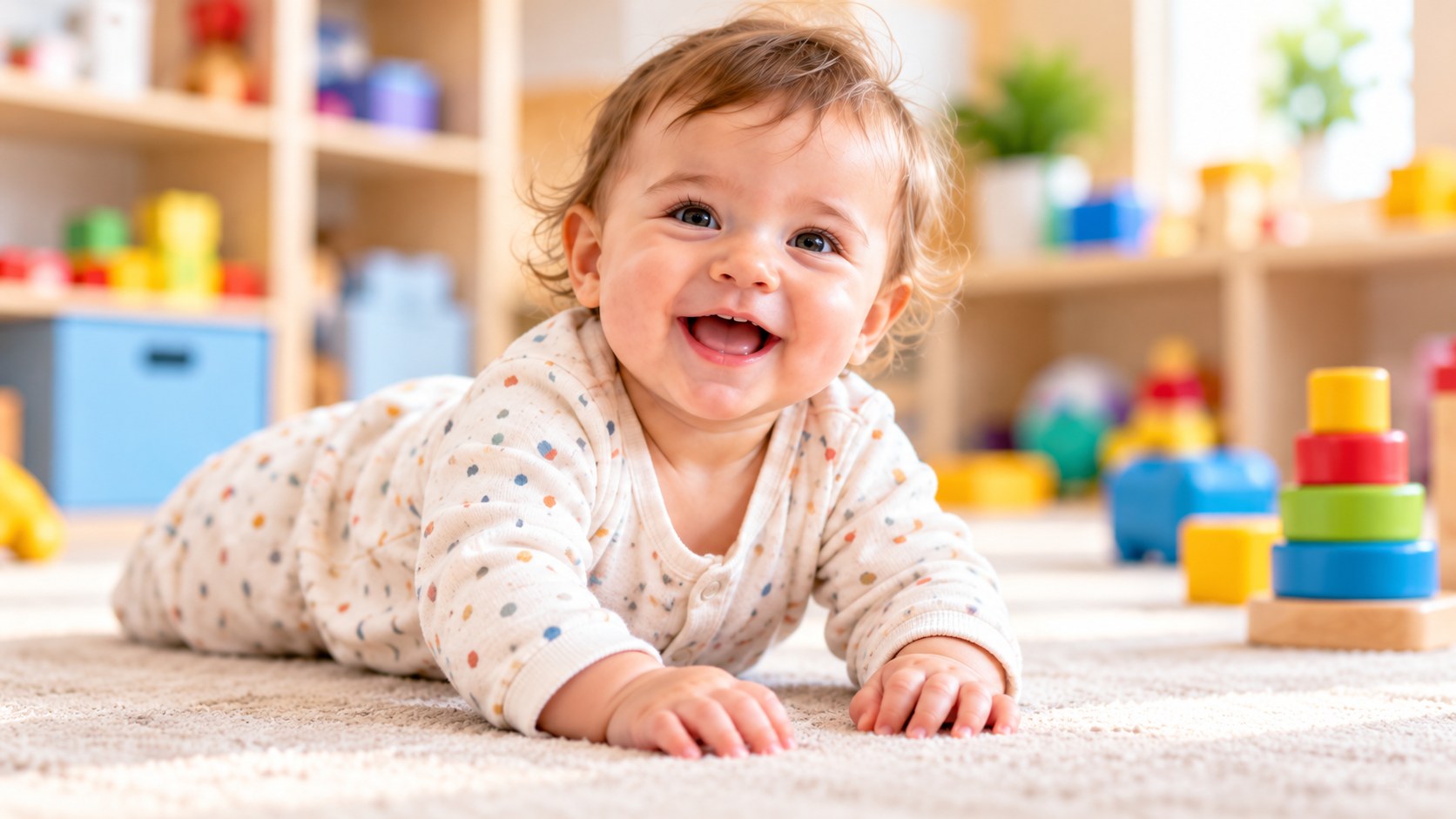 Jeune enfant accueilli à la crèche